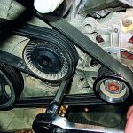 Как правильно натягивать и подтягивать ремень генератора